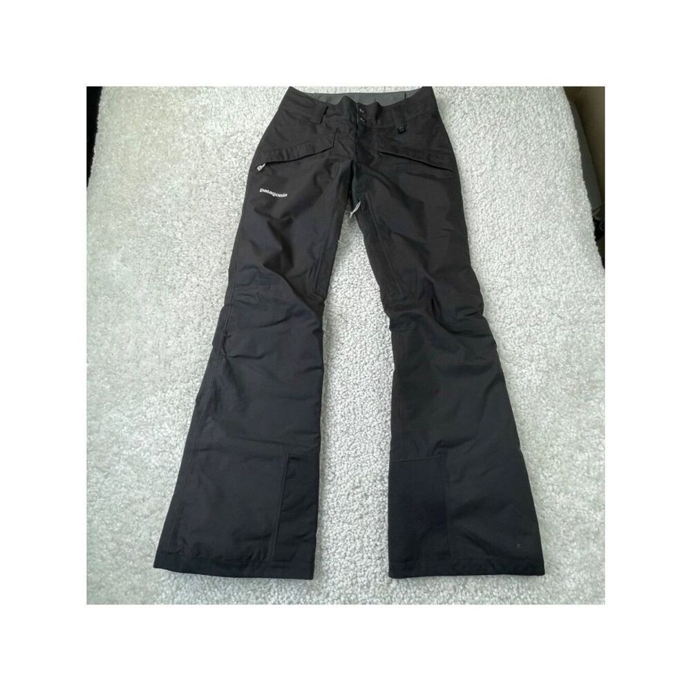 Patagonia Insulated Snowbelle Ski Pants N2No Black Womens XS